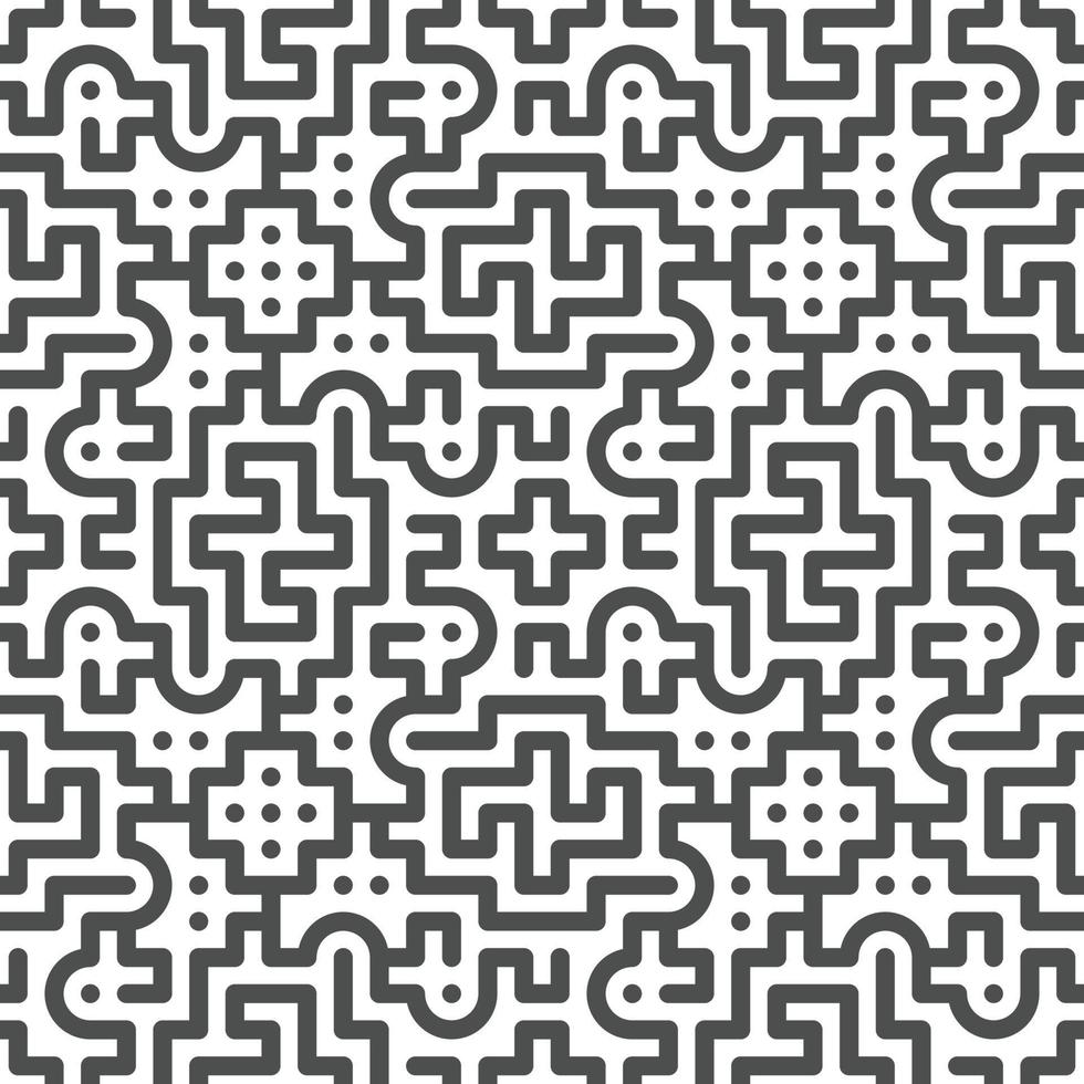 Abstract seamless geometric shape lines pattern vector