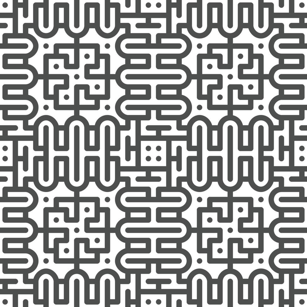 Abstract seamless geometric shape lines pattern vector