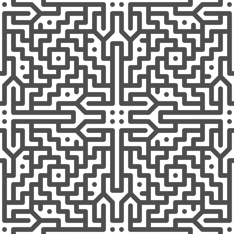 Abstract seamless geometric shape lines pattern vector