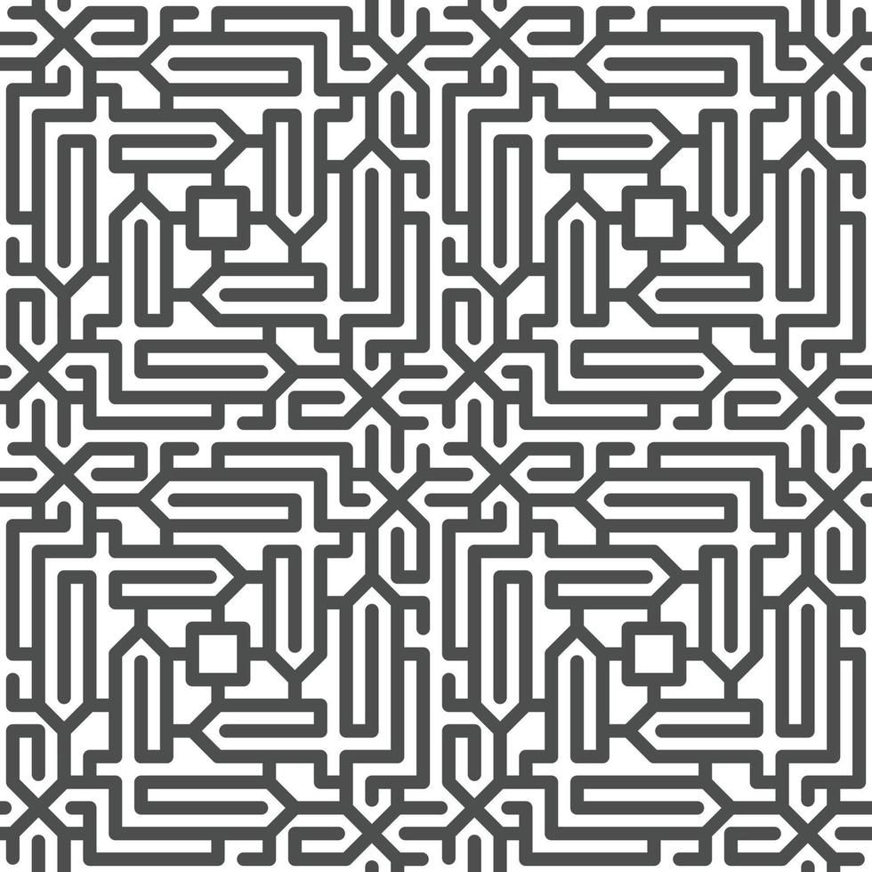 Abstract seamless geometric shape lines pattern vector