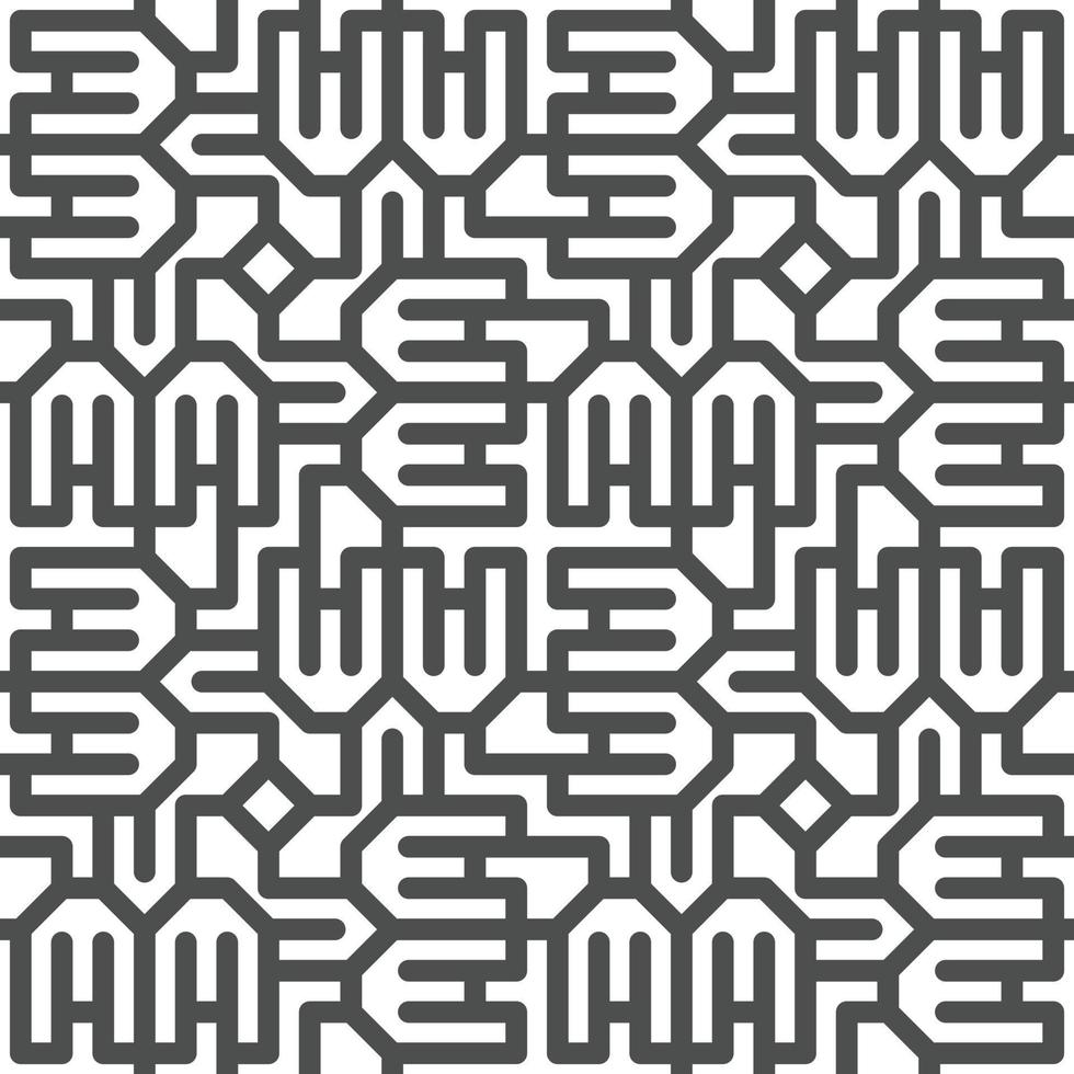 Abstract seamless geometric shape lines pattern vector