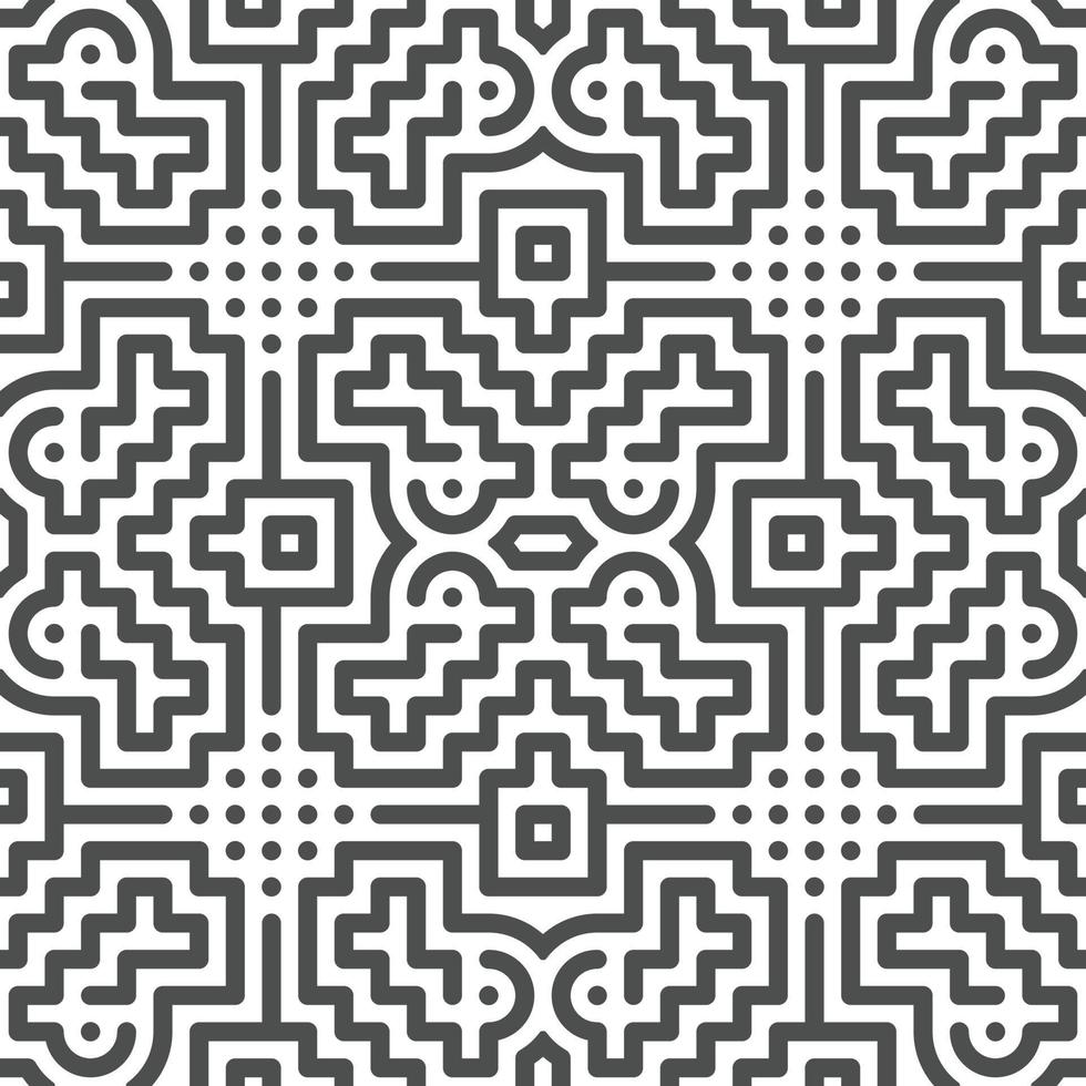Abstract seamless geometric shape lines pattern vector