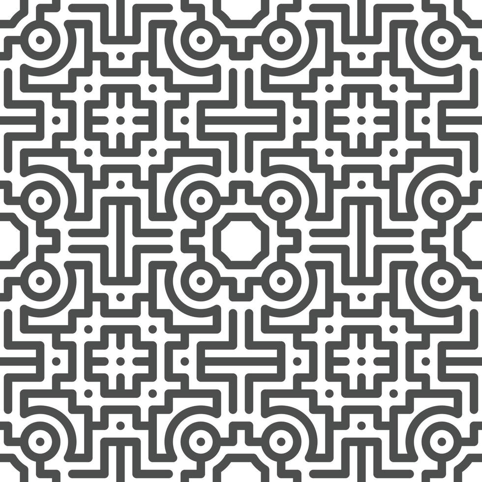 Abstract seamless geometric shape lines pattern vector