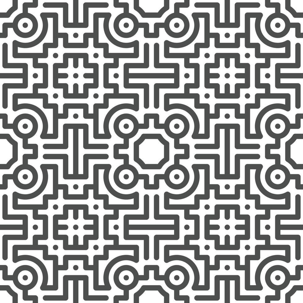 Abstract seamless geometric shape lines pattern vector