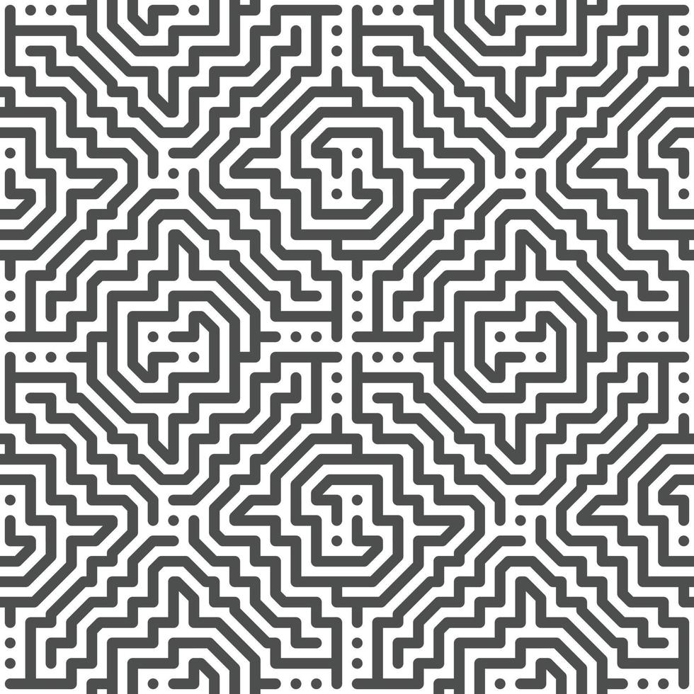 Abstract seamless geometric shape lines pattern vector