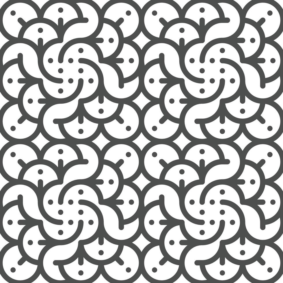 Abstract seamless geometric shape lines pattern vector
