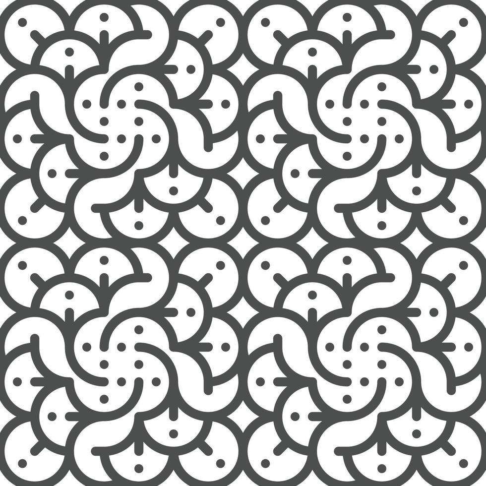 Abstract seamless geometric shape lines pattern vector