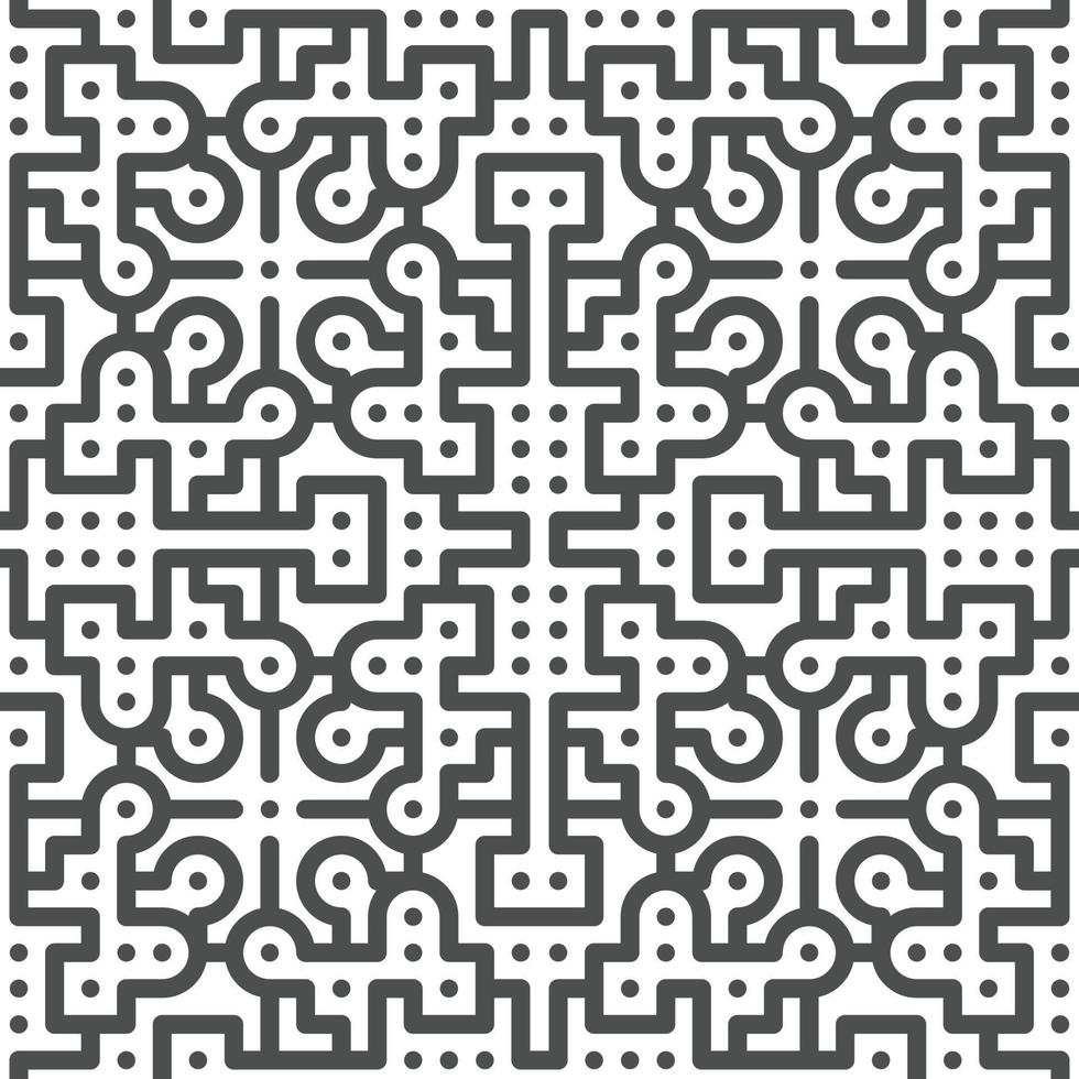 Abstract seamless geometric shape lines pattern vector