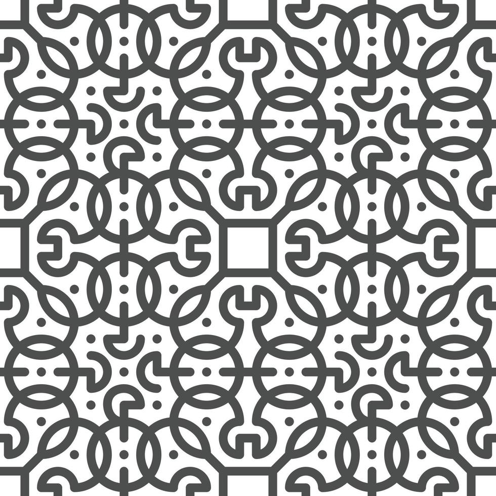 Abstract seamless geometric shape lines pattern vector