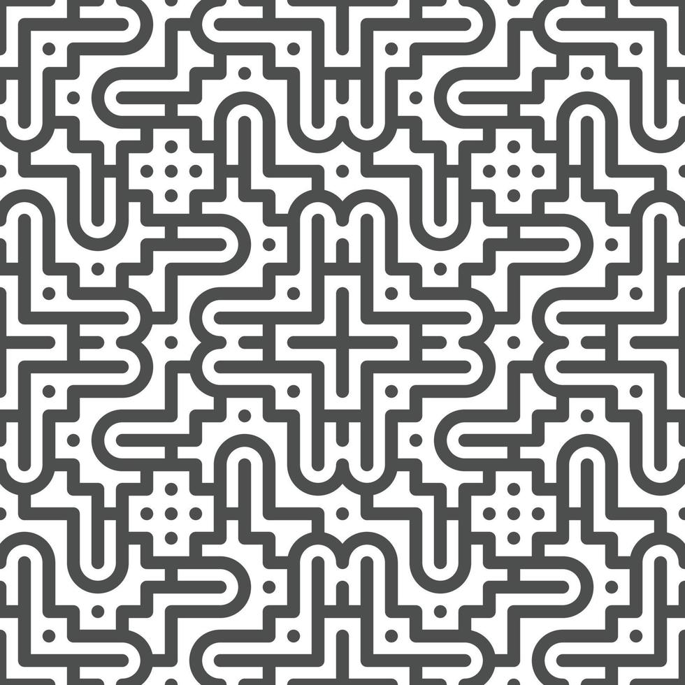 Abstract seamless geometric shape lines pattern vector