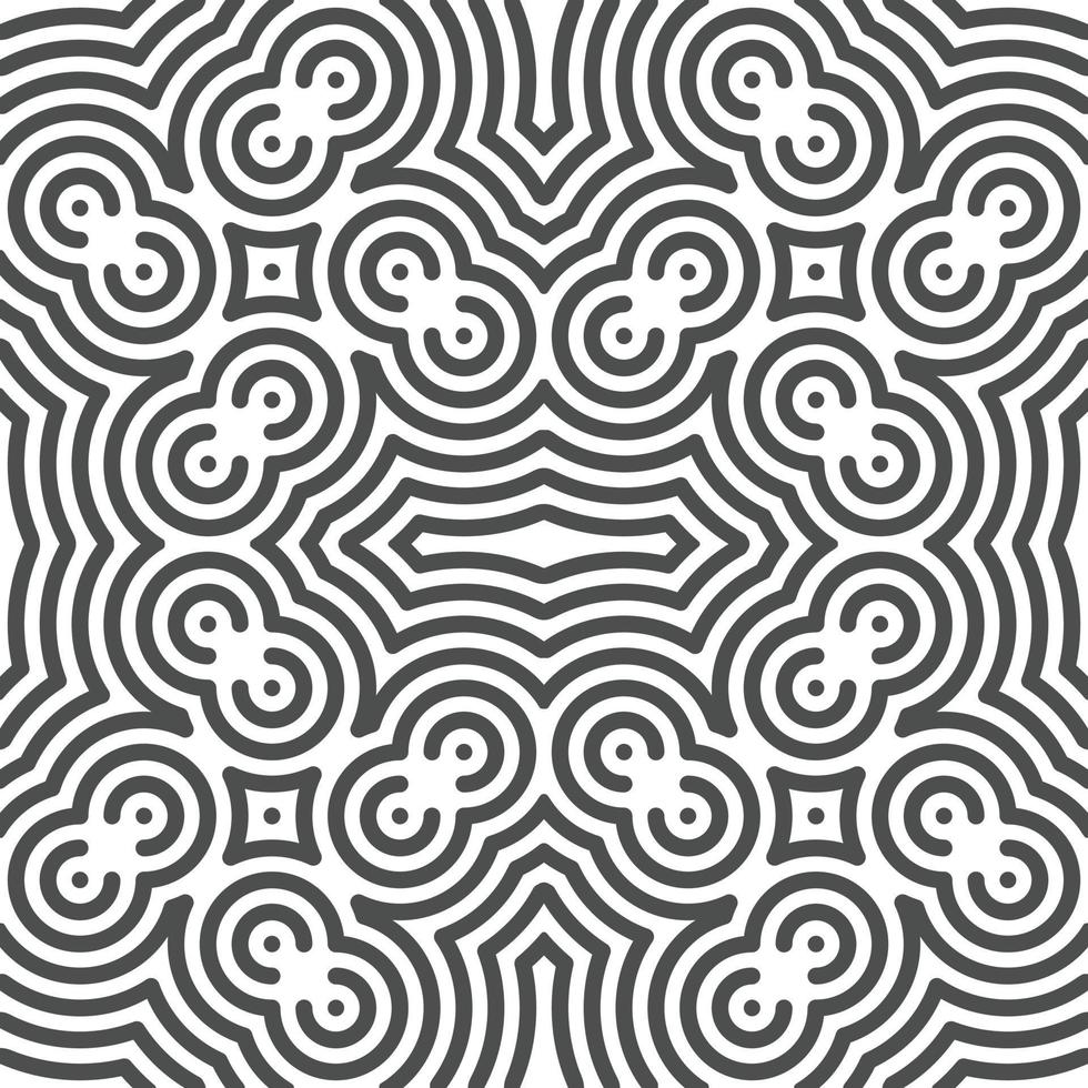 Abstract seamless geometric shape lines pattern vector