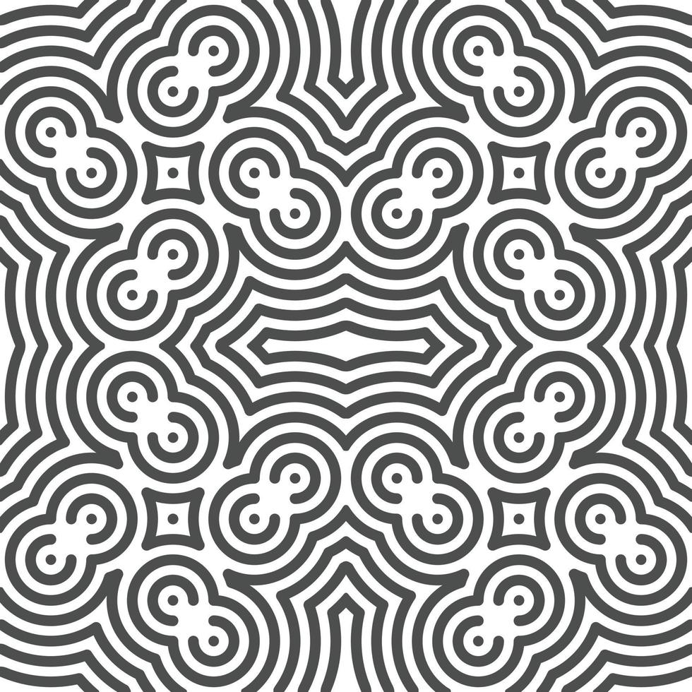 Abstract seamless geometric shape lines pattern vector