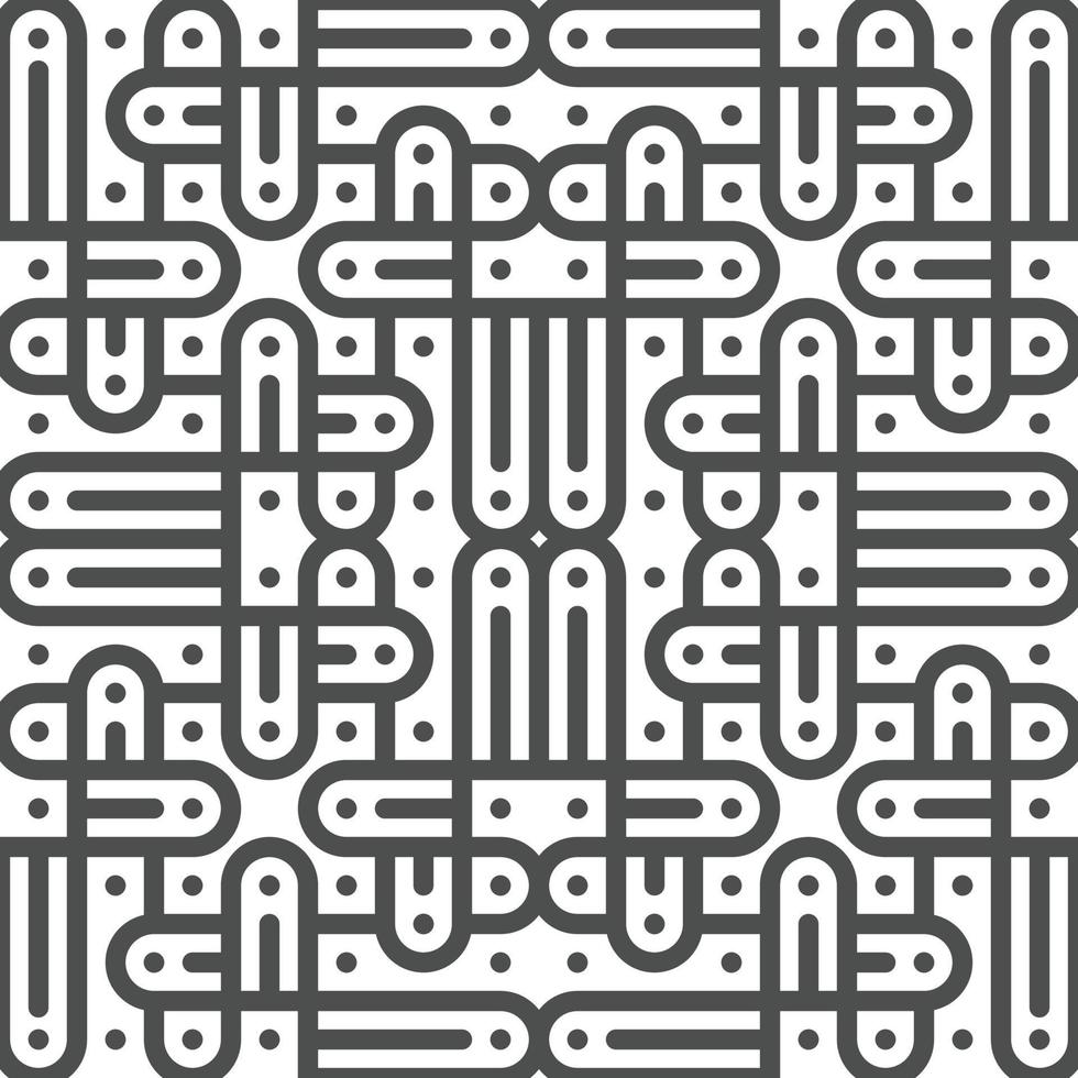 Abstract seamless geometric shape lines pattern vector