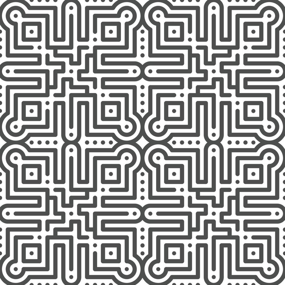 Abstract seamless geometric shape lines pattern vector