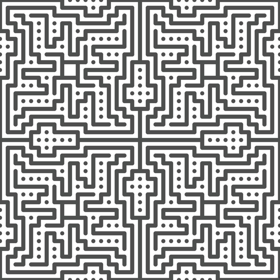 Abstract seamless geometric shape lines pattern vector