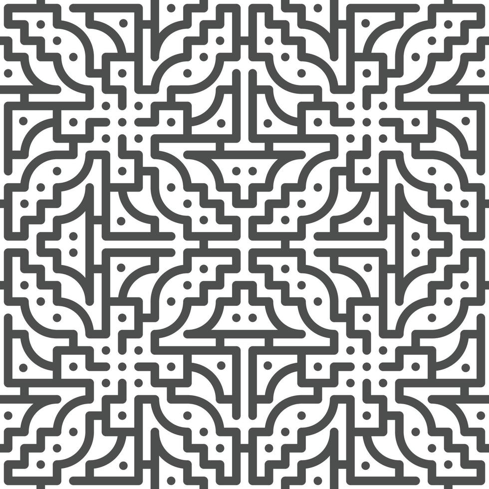 Abstract seamless geometric shape lines pattern vector
