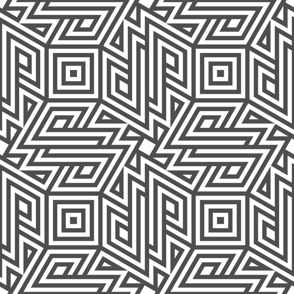 Abstract seamless geometric shape lines pattern vector