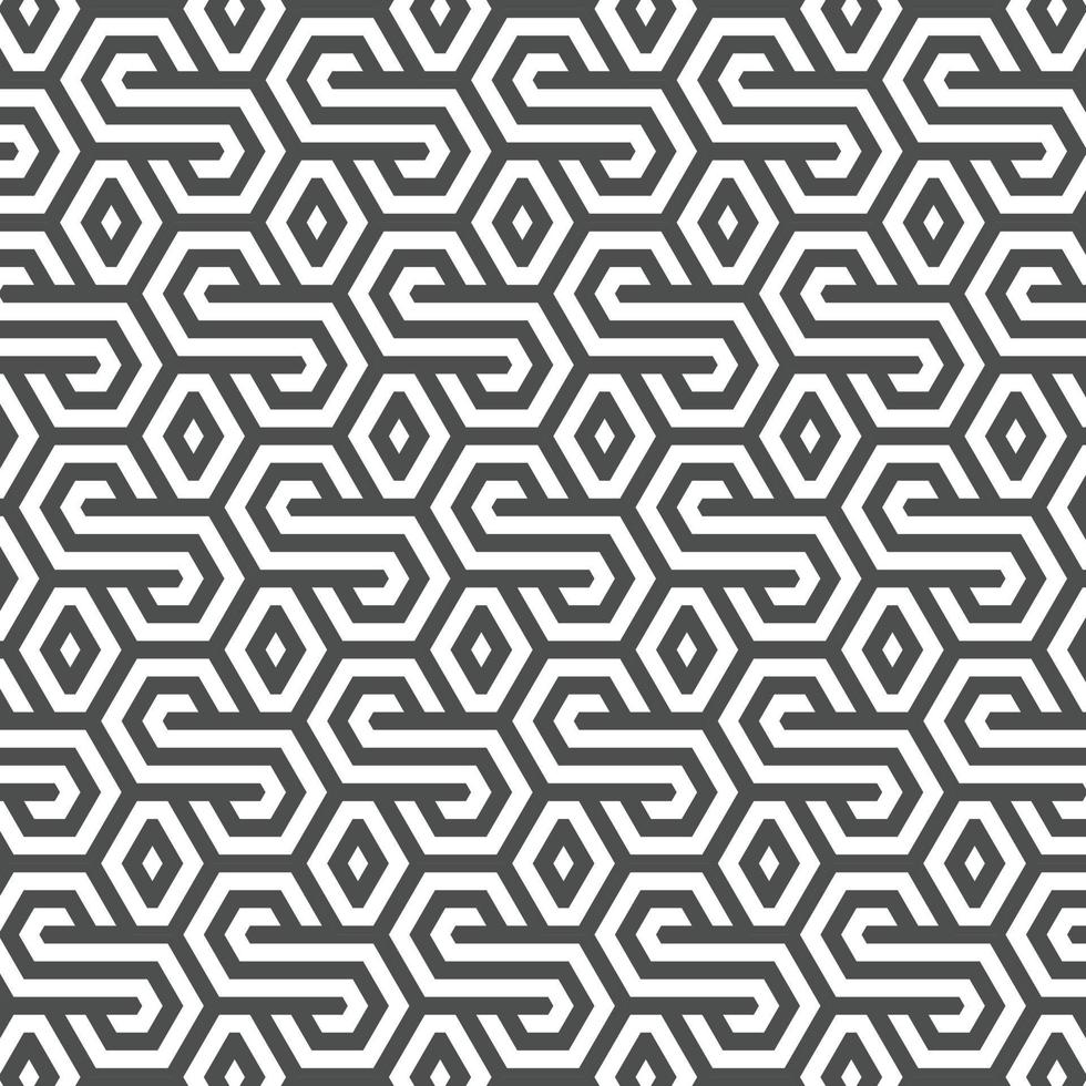 Abstract seamless geometric shape lines pattern vector