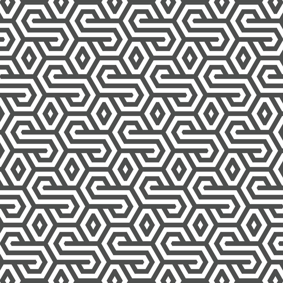 Abstract seamless geometric shape lines pattern vector