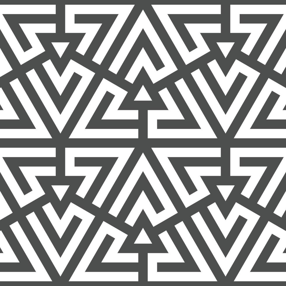 Abstract seamless geometric shape lines pattern vector