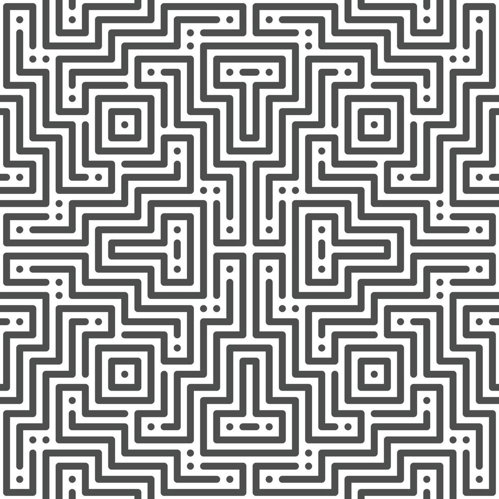 Abstract seamless geometric shape lines pattern vector