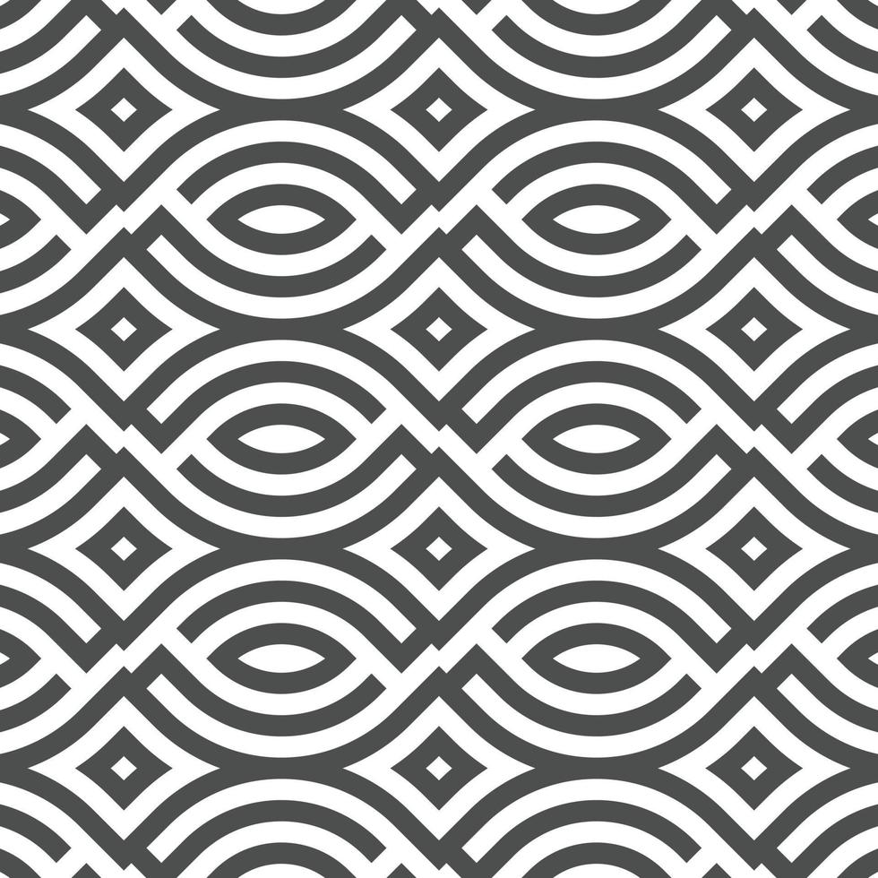 Abstract seamless geometric shape lines pattern vector