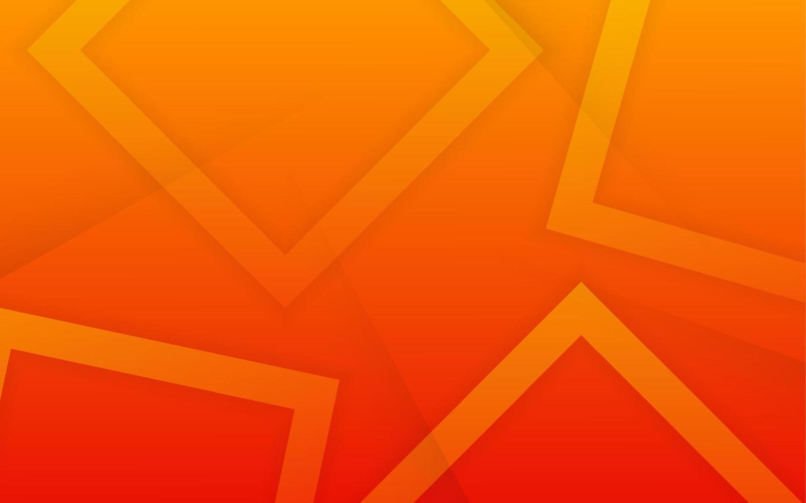 fondo naranja abstracto con conceptos geométricos creativos y de gradiente mínimo vector