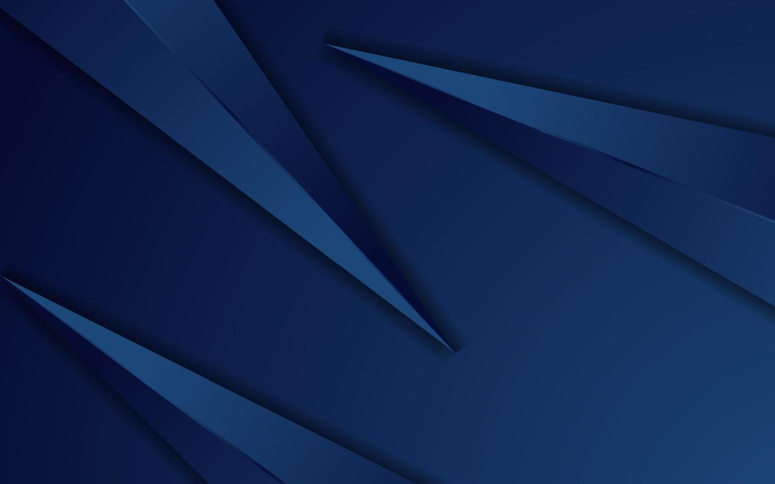 Modern navy blue with triangle shape background vector