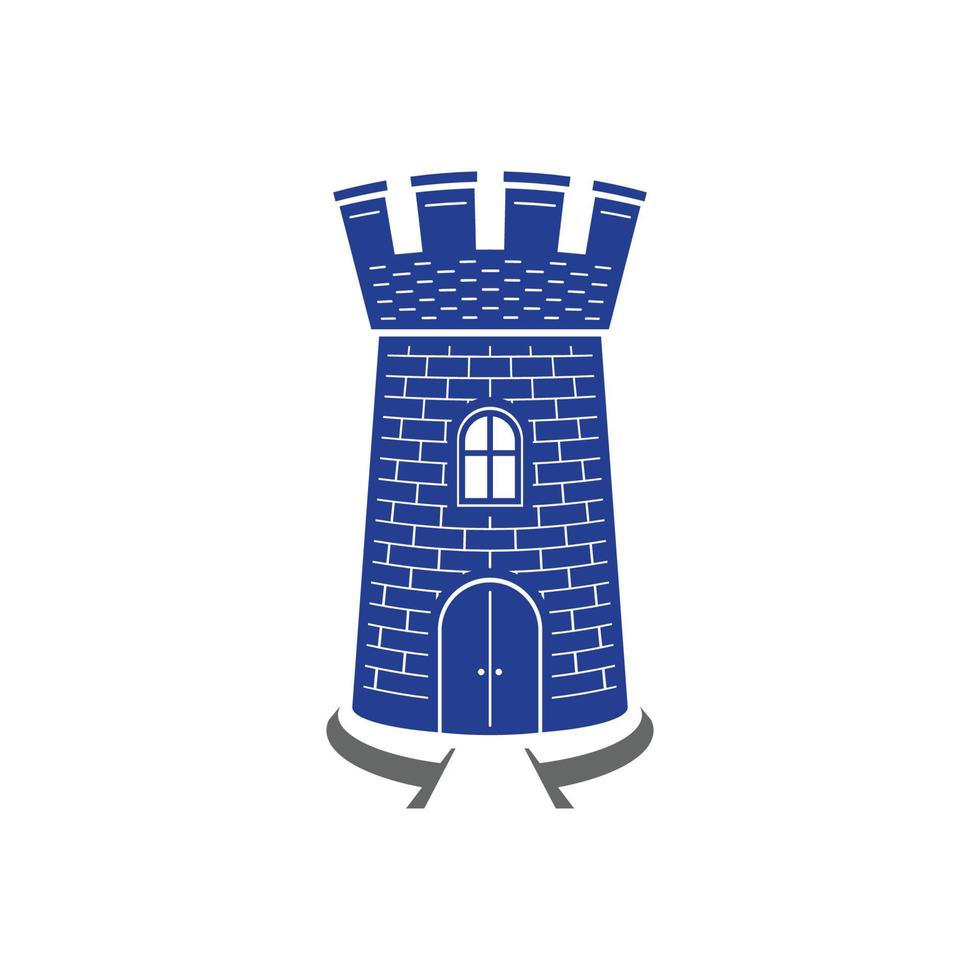 vector de icono de castillo. Ilustración de vector de icono de castillo