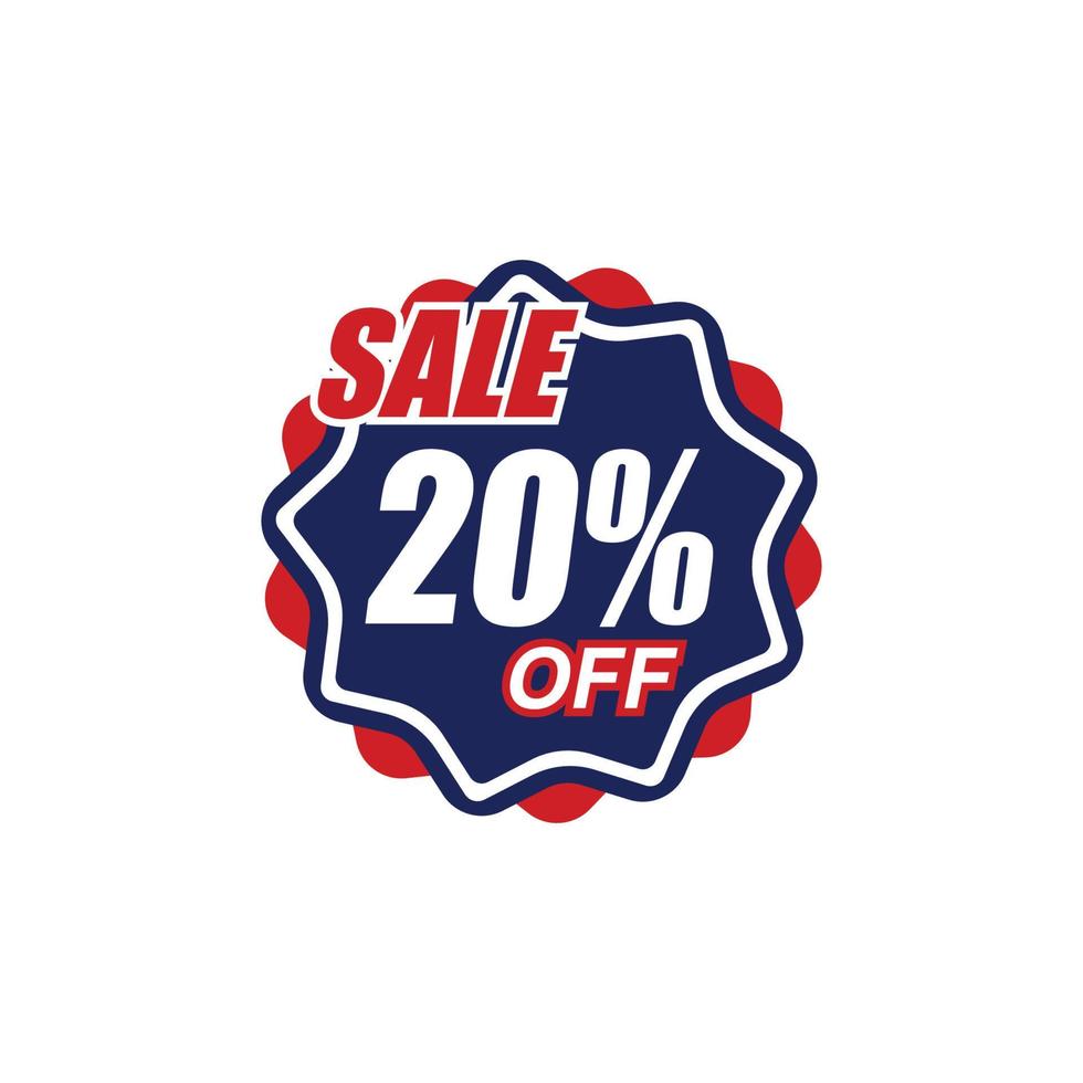 sale tag vector. sale badge vector illustration