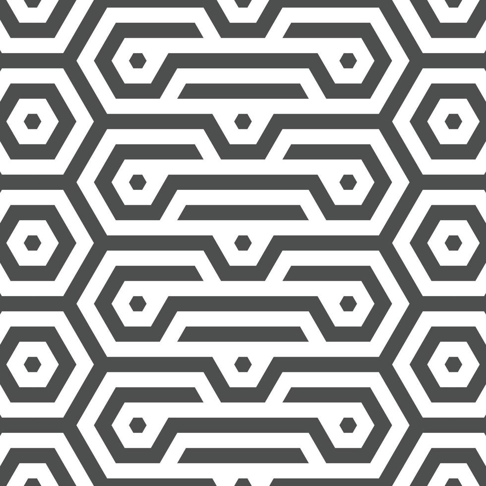Abstract seamless geometric shape lines pattern vector