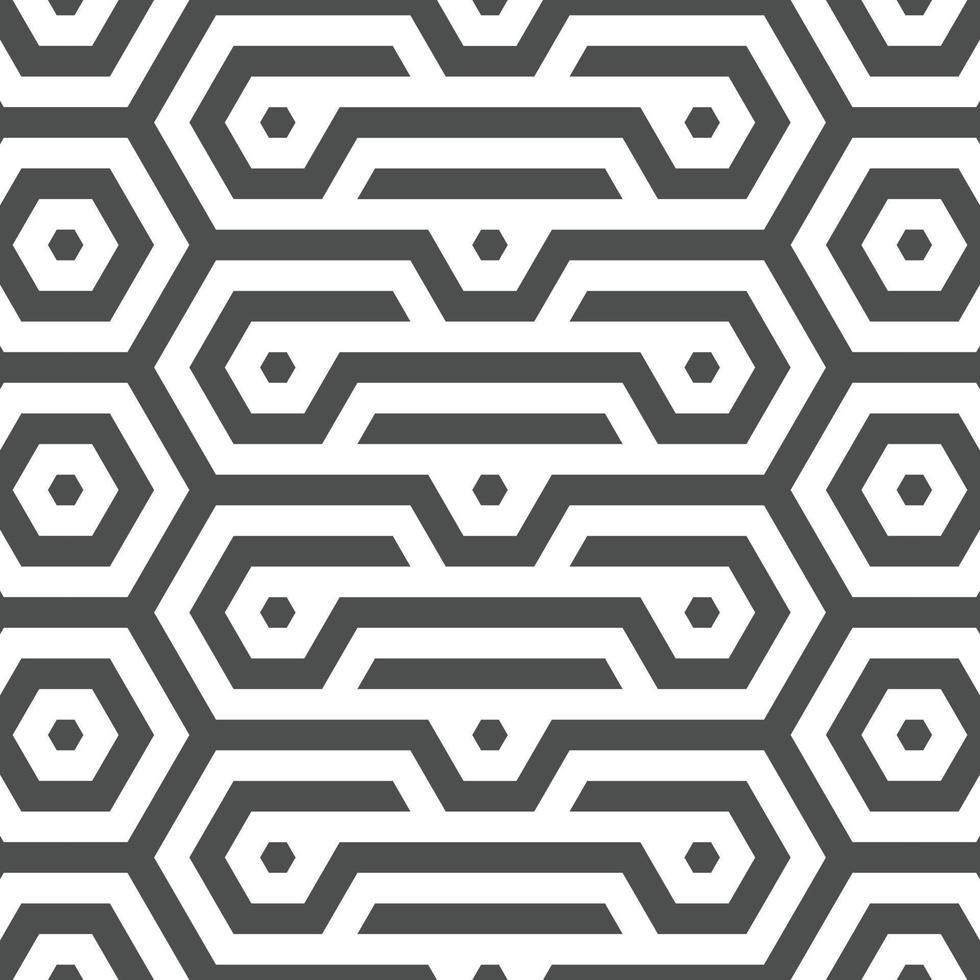 Abstract seamless geometric shape lines pattern vector