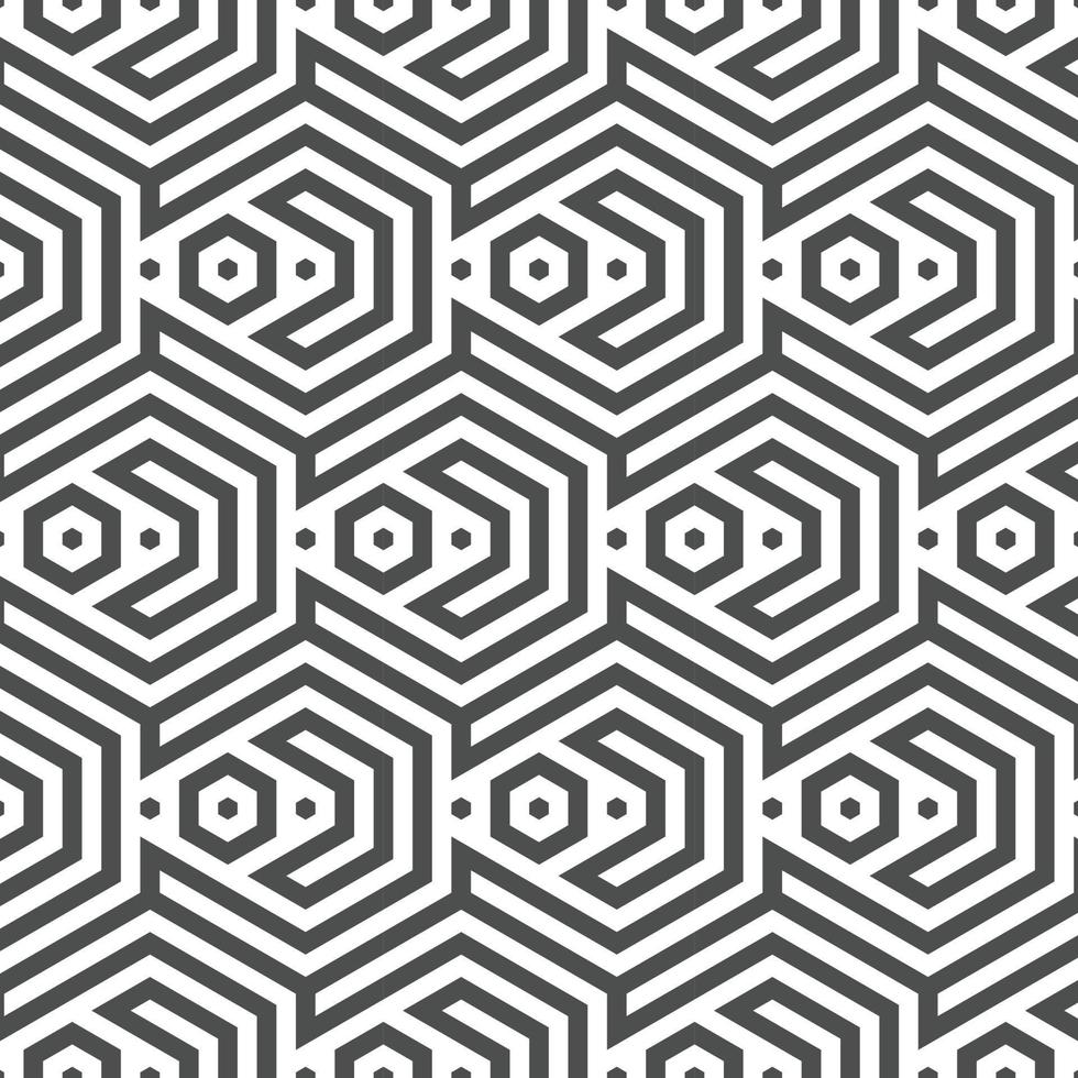 Abstract seamless geometric shape lines pattern vector