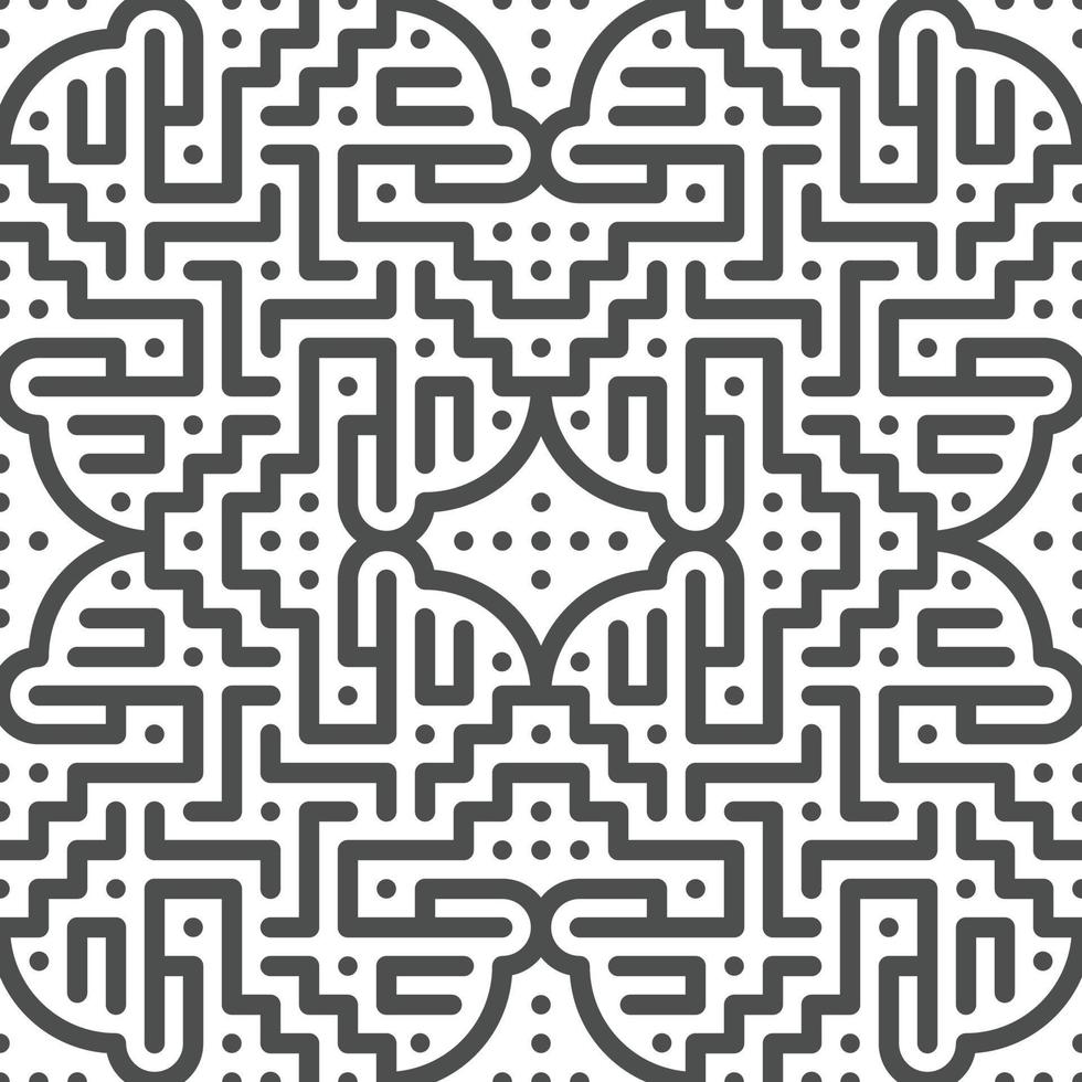 Abstract seamless geometric shape lines pattern vector