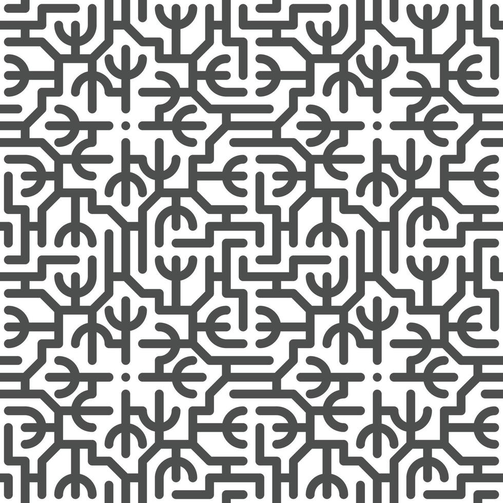 Abstract seamless geometric shape lines pattern vector