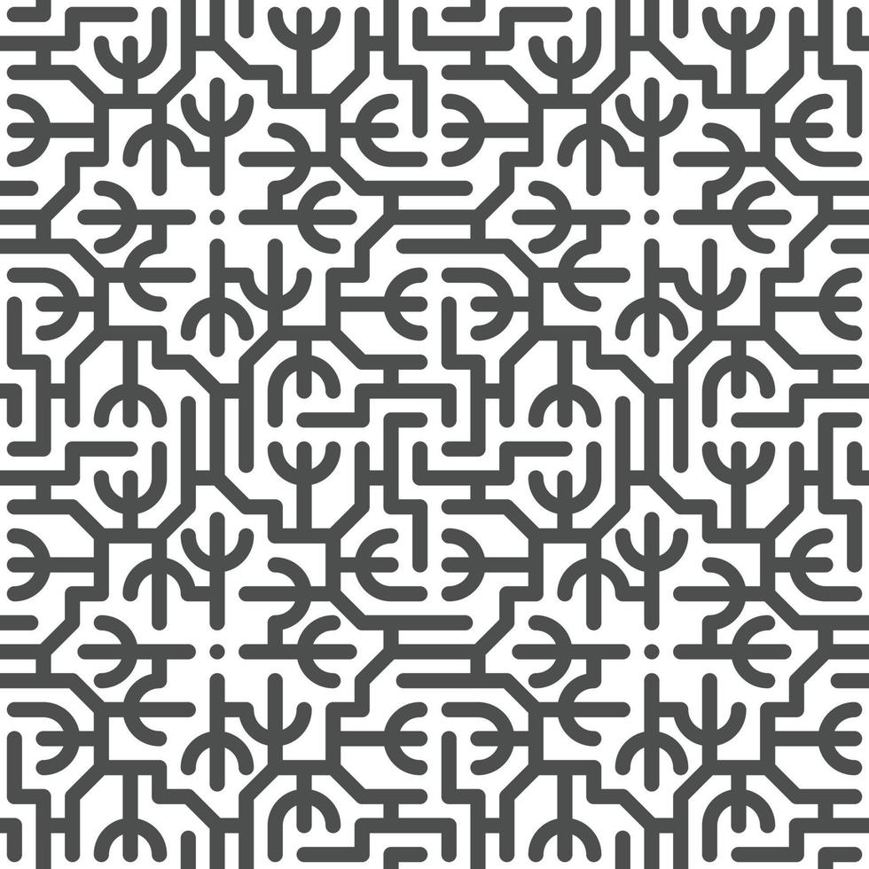 Abstract seamless geometric shape lines pattern vector