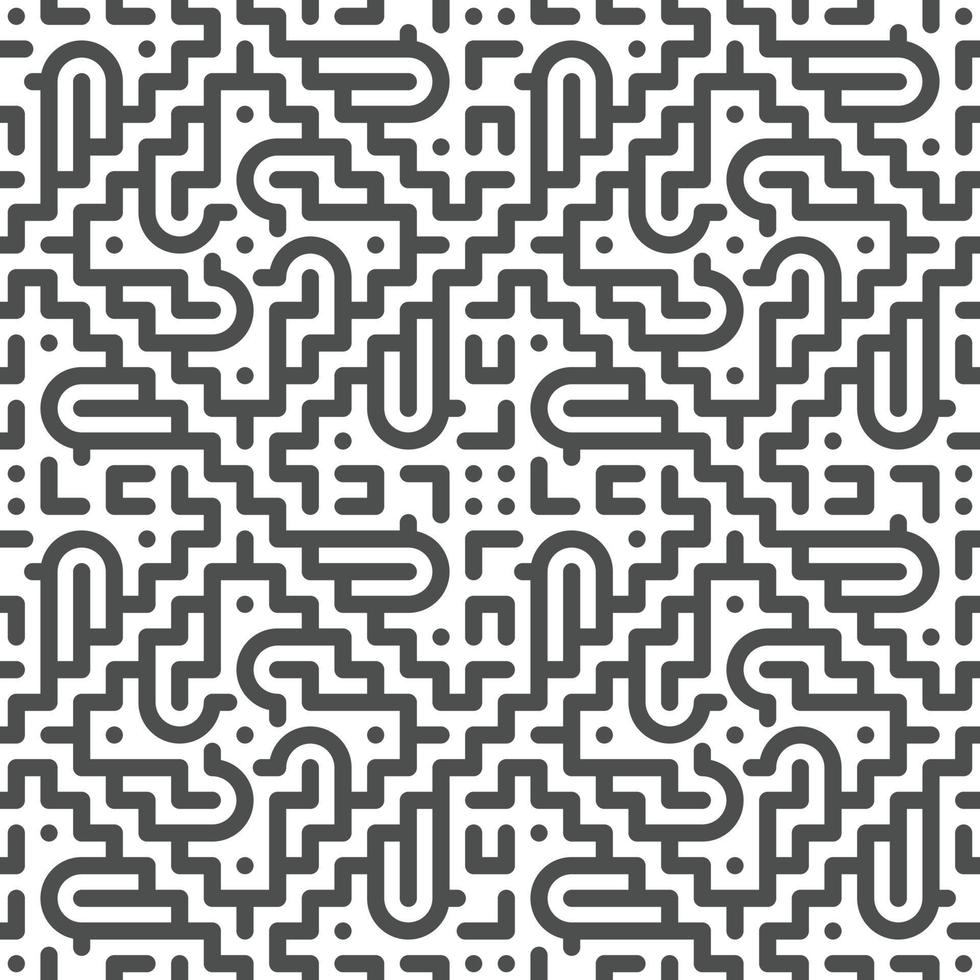 Abstract seamless geometric shape lines pattern vector