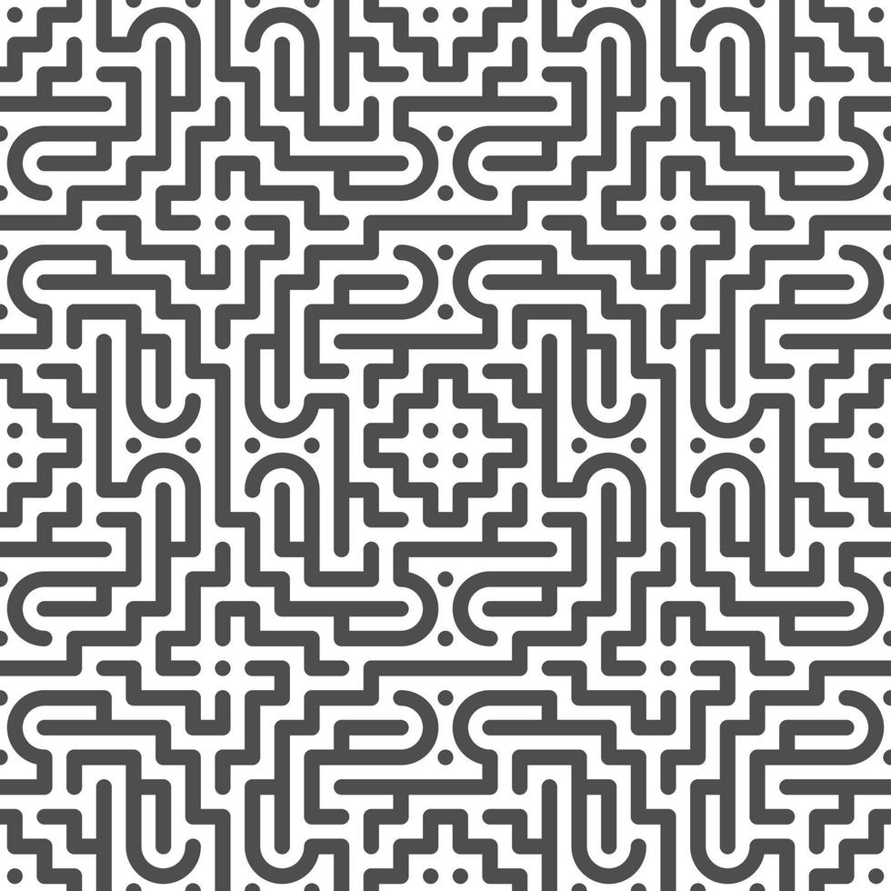 Abstract seamless geometric shape lines pattern vector