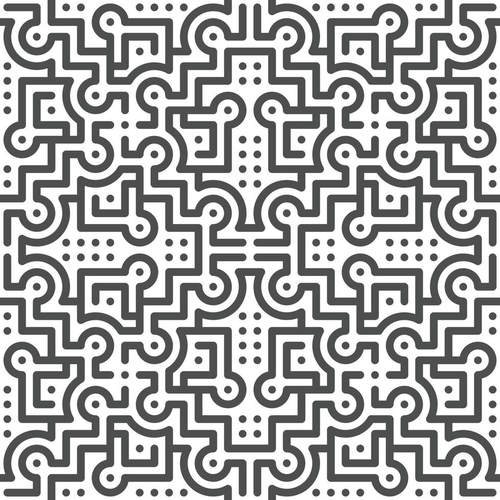 Abstract seamless geometric shape lines pattern vector