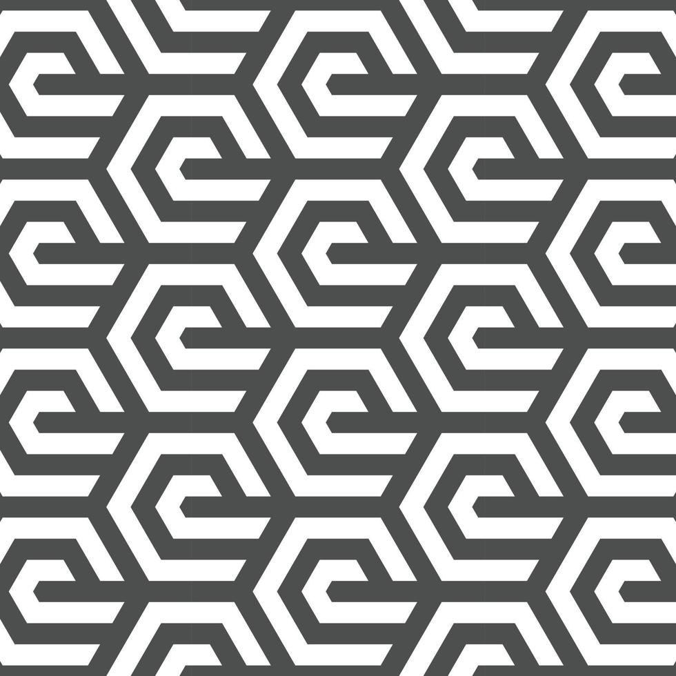 Abstract seamless geometric shape lines pattern vector