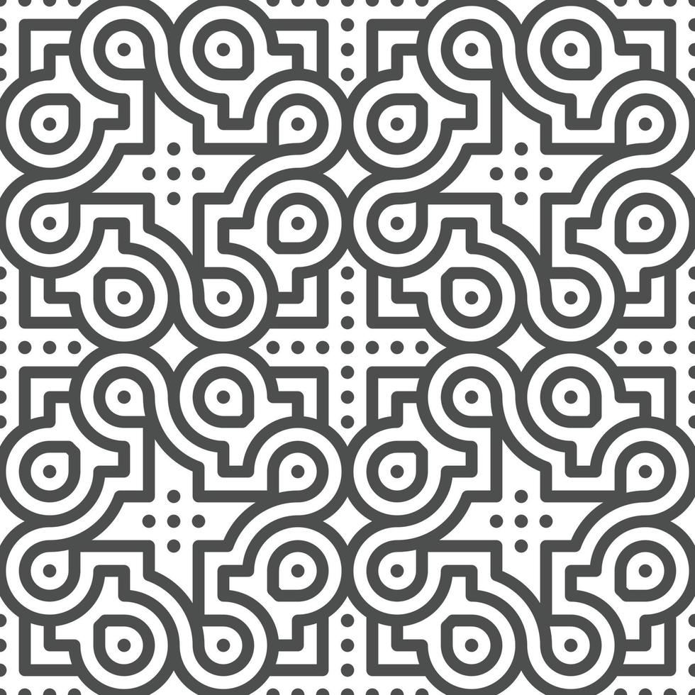 Abstract seamless geometric shape lines pattern vector