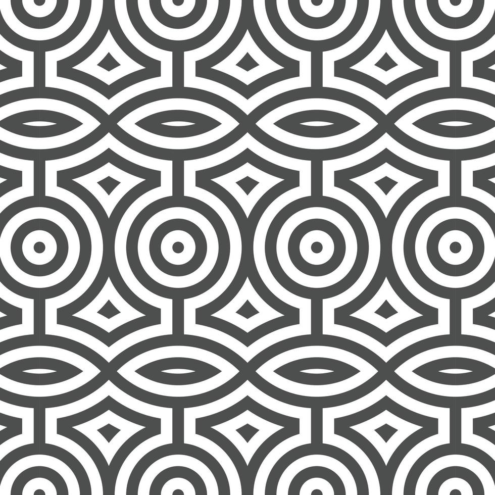 Abstract seamless geometric shape lines pattern vector