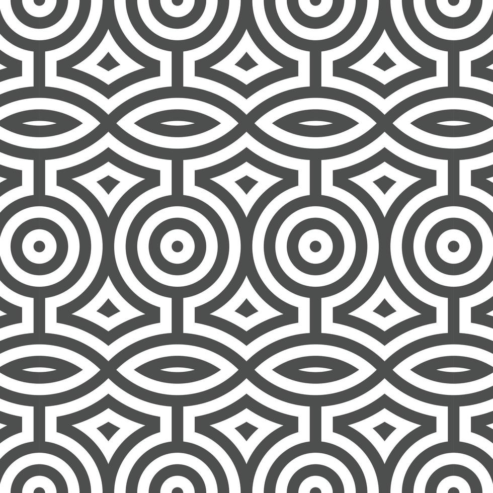 Abstract seamless geometric shape lines pattern vector