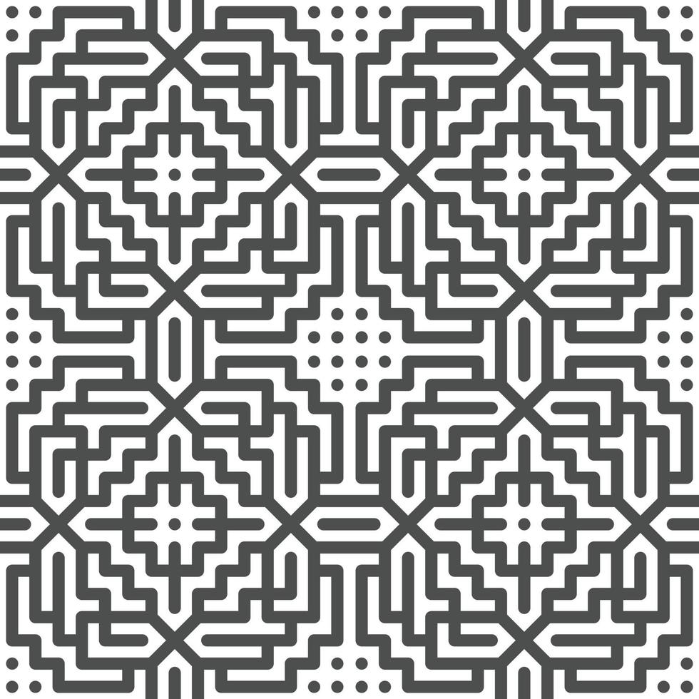 Abstract seamless geometric shape lines pattern vector