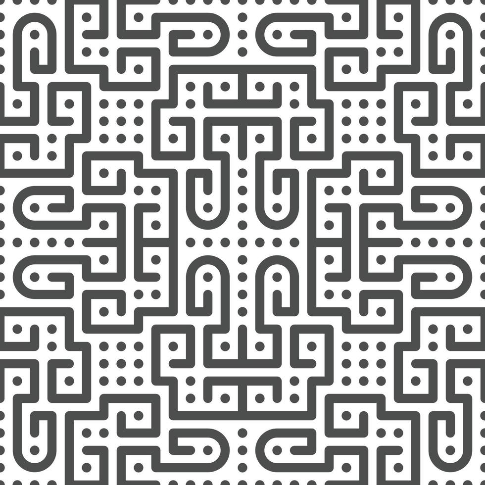Abstract seamless geometric shape lines pattern vector