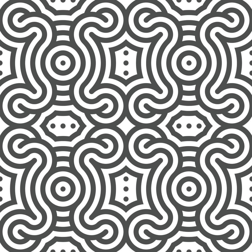 Abstract seamless geometric shape lines pattern vector