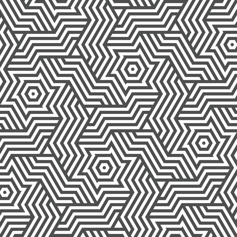 Abstract seamless geometric shape lines pattern vector
