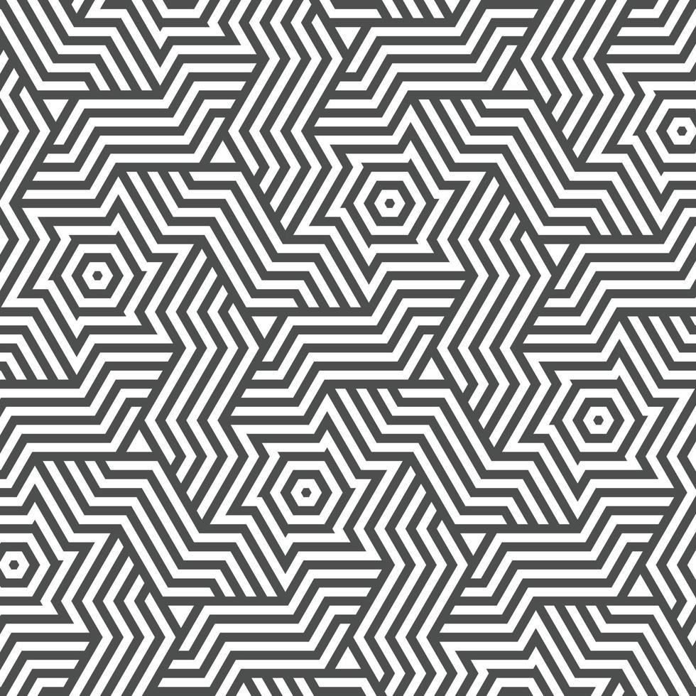 Abstract seamless geometric shape lines pattern vector