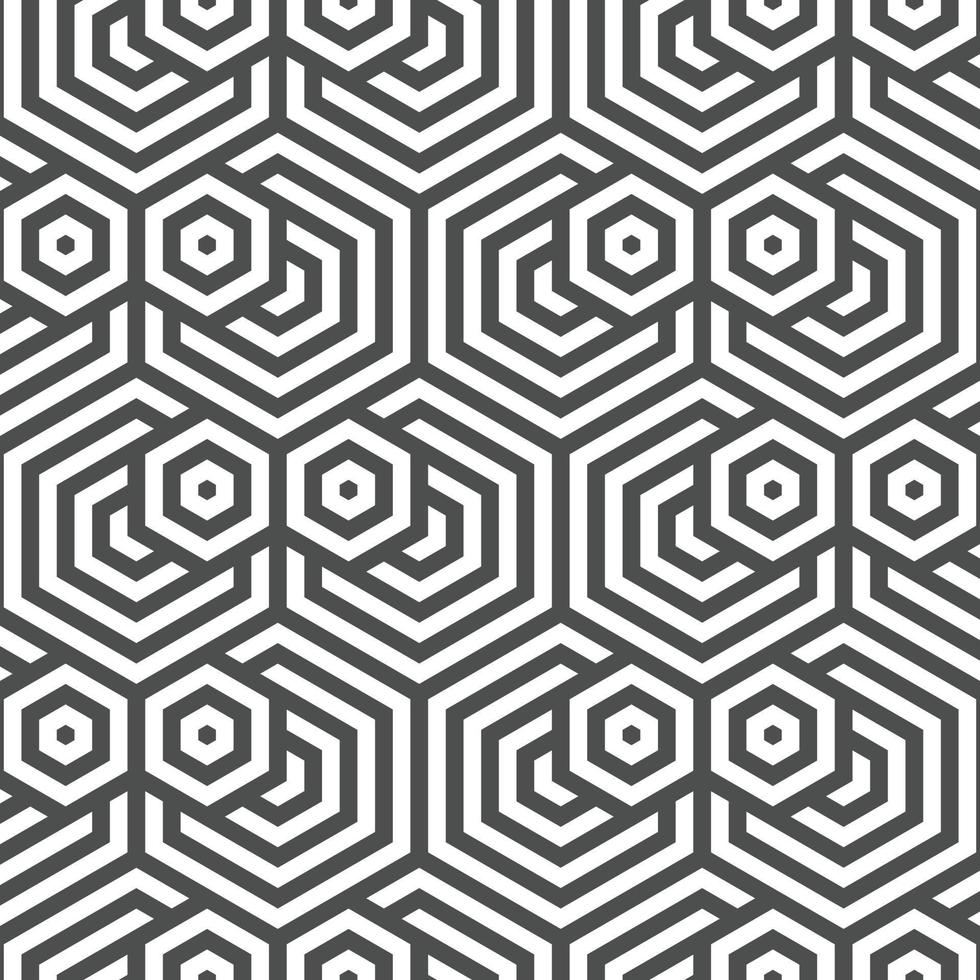Abstract seamless geometric shape lines pattern vector