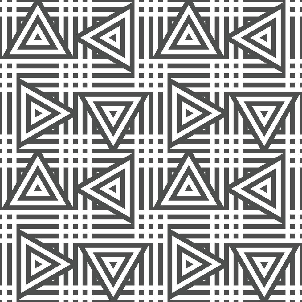 Abstract seamless geometric shape lines pattern vector
